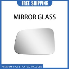 Towing Mirror Glass Replace Fits 2005 Honda CR-V Driver LH Side Flat+Adhesive