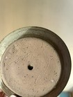 2 Vintage Handmade Studio Pottery Artist Signed Candle Stick Holder w/ Handle — photo 6