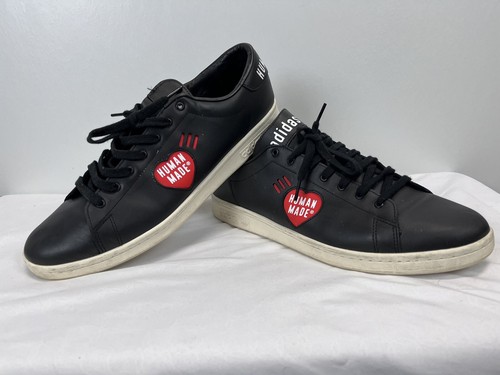 Men\u0026#039;s Adidas Originals Stan Smith Human Made Shoes Black/White FY0736  Size 13 | eBay
