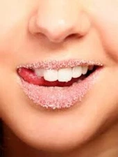 Flavored Lip Sugar Scrub Exfoliator Moisturizer Exfoliation Organic Edible 