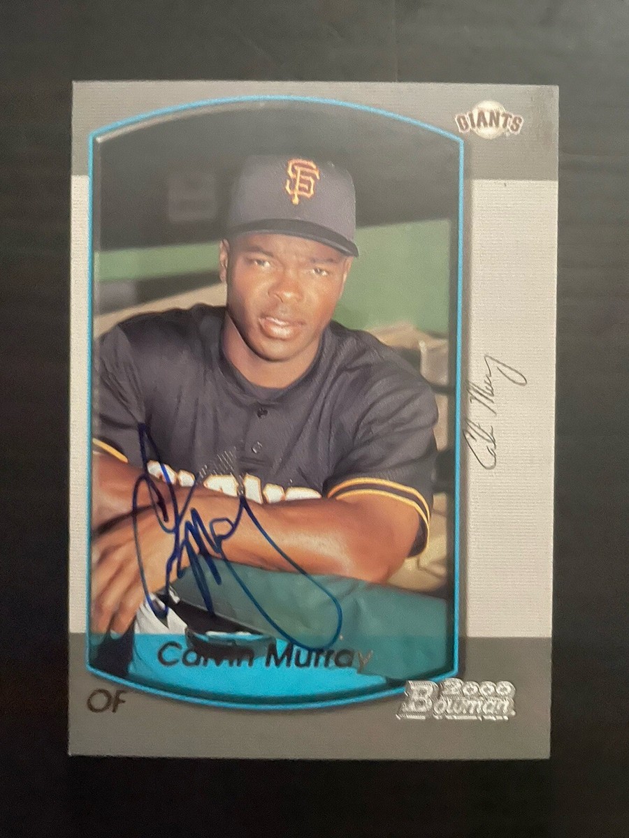 2000 Bowman 278 Calvin Murray San Francisco Giants Signed Card Autographed  | eBay