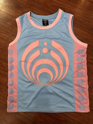 Bassnectar Jersey Shirt Adult Medium Pink Blue Music Techno 808 Dance Mens EDM