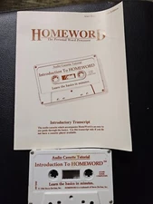 Introduction To HOMEWORD (Audio Cassette Tutorial) by Sierra On-Line for Atari