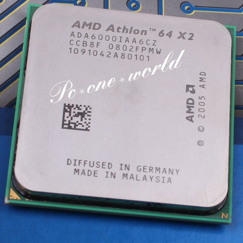 Amd Athlon Tm 64 X2 Dual Core Processor 6000 AMD Athlon 64 X2 6000+ ADX6000IAA6CZ 3 GHz AM2/AM2+ Dual-Core Processor