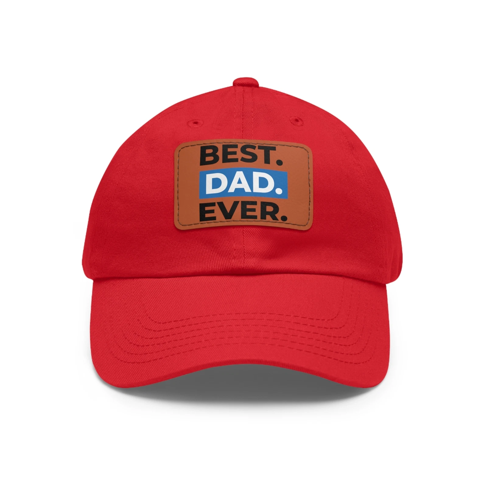 Dad Hat with Leather Patch