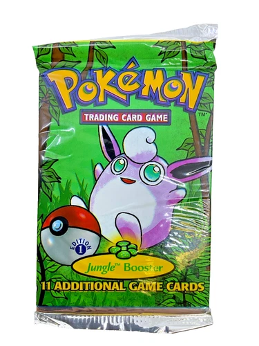 1999 Pokemon Jungle Booster Pack 1st Edition Wigglytuff Art Factory Sealed