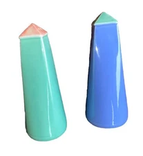 Lindt Stymeist Colorways Vintage Salt & Pepper Shakers Pyramid Top! 5.5” Height!