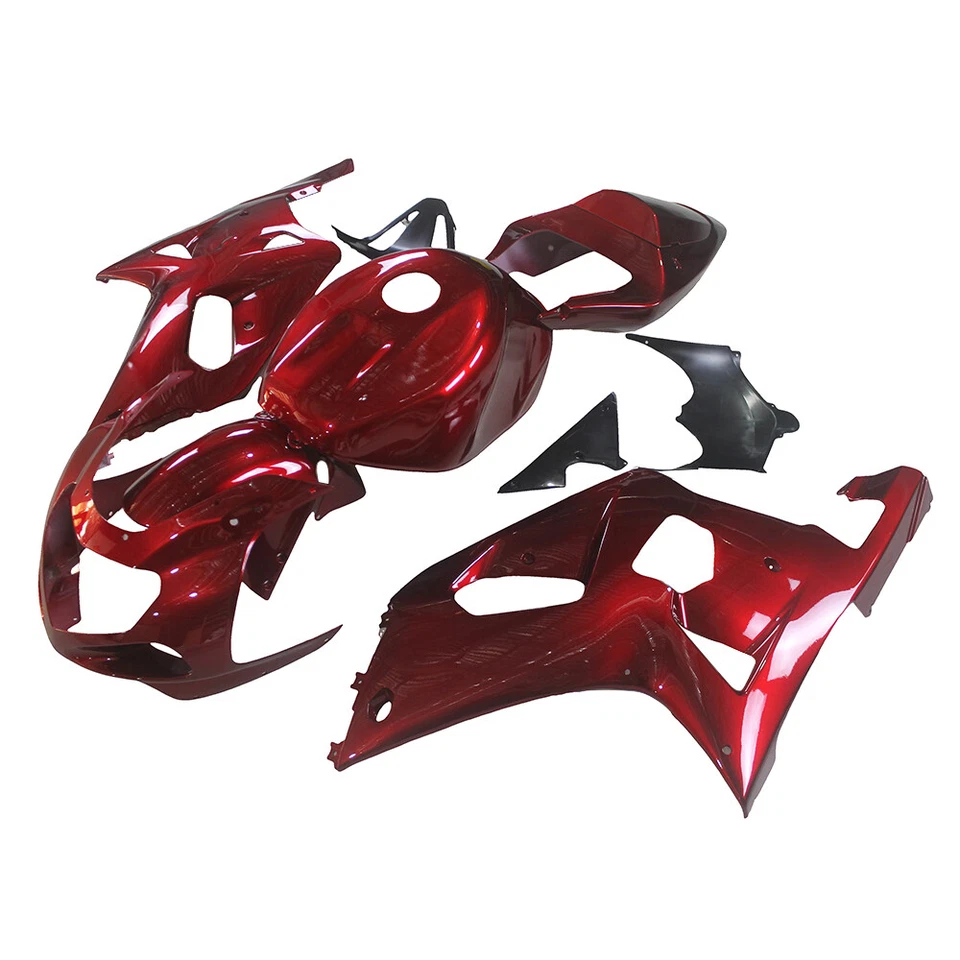 Kit de carenado de carrocería de plástico ABS para Suzuki GSXR600 GSXR750 2000-2003 - rojo caramelo Foto 2 de 4