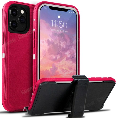 Funda protectora resistente a prueba de golpes para iPhone 12 Mini 11 Pro Max + clip para cinturón - Imagen 17 de 17