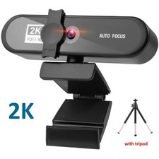 Webcam Conferentie Pc 2K Webcam Autofocus Usb Web Camera Laptop Desktop