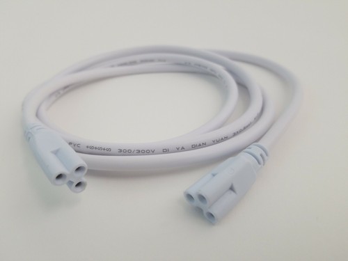 T8 T5 Integrated LED Tube Triple End Connector Cord Cable 59 Inch 3x0.5mm W-F - Picture 8 of 8