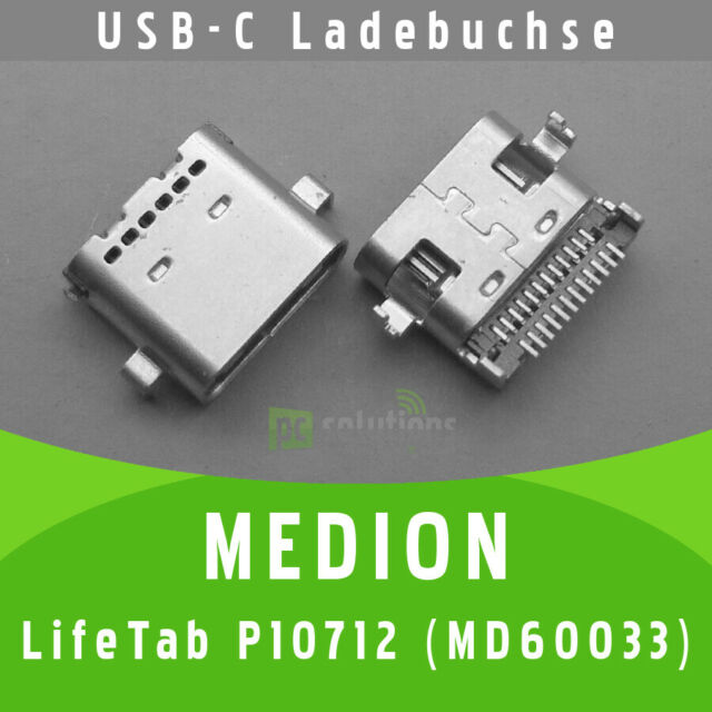 ✅ Medion LifeTab P10712 MD60033 Micro USB C Buchse Ladebuchse Strombuchse Socket