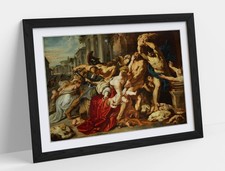 MASSACRE OF THE INNOCENTS, PETER PAUL RUBENS-FRAME WALL ART POSTER PRINT 4 SIZES