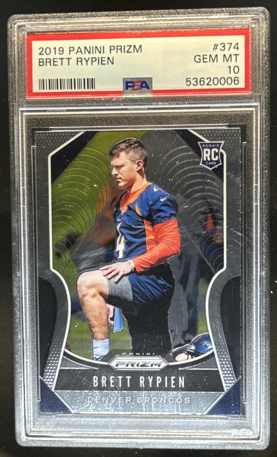Brett Rypien Panini Prizm #374 Red