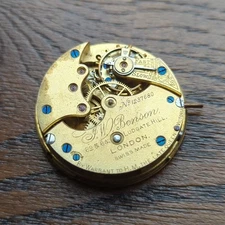 Longines Private Label for JW Benson Early Watch Movement for Parts (D56)