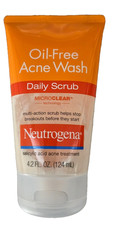 Neutrogena OIL FREE ACNE WASH - DAILY SCRUB - 4.2oz