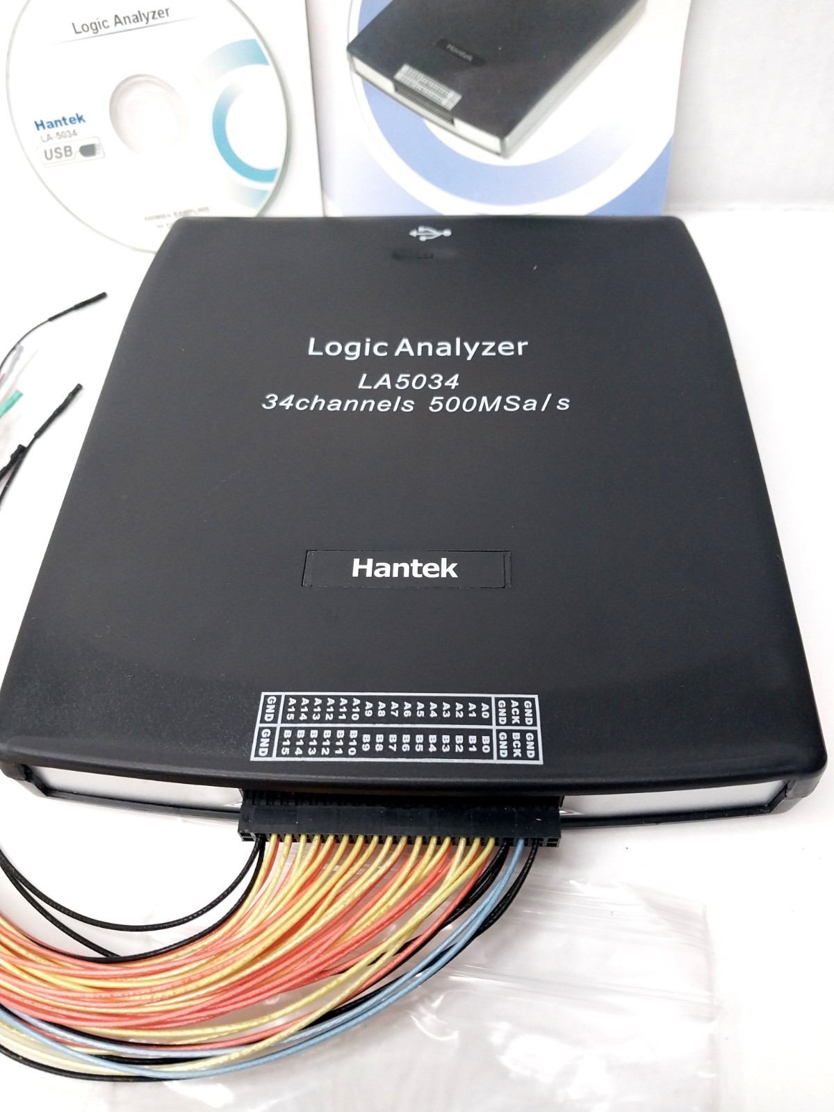Hantek☆ Virtual Logic Analyzer~ LA5034 Test-Equipment Oscilloscopes 500MHZ 34CH.