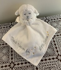 Baby Starters White Lamb Lovey Security Blanket Baby Blankie Soothing 14 Inch