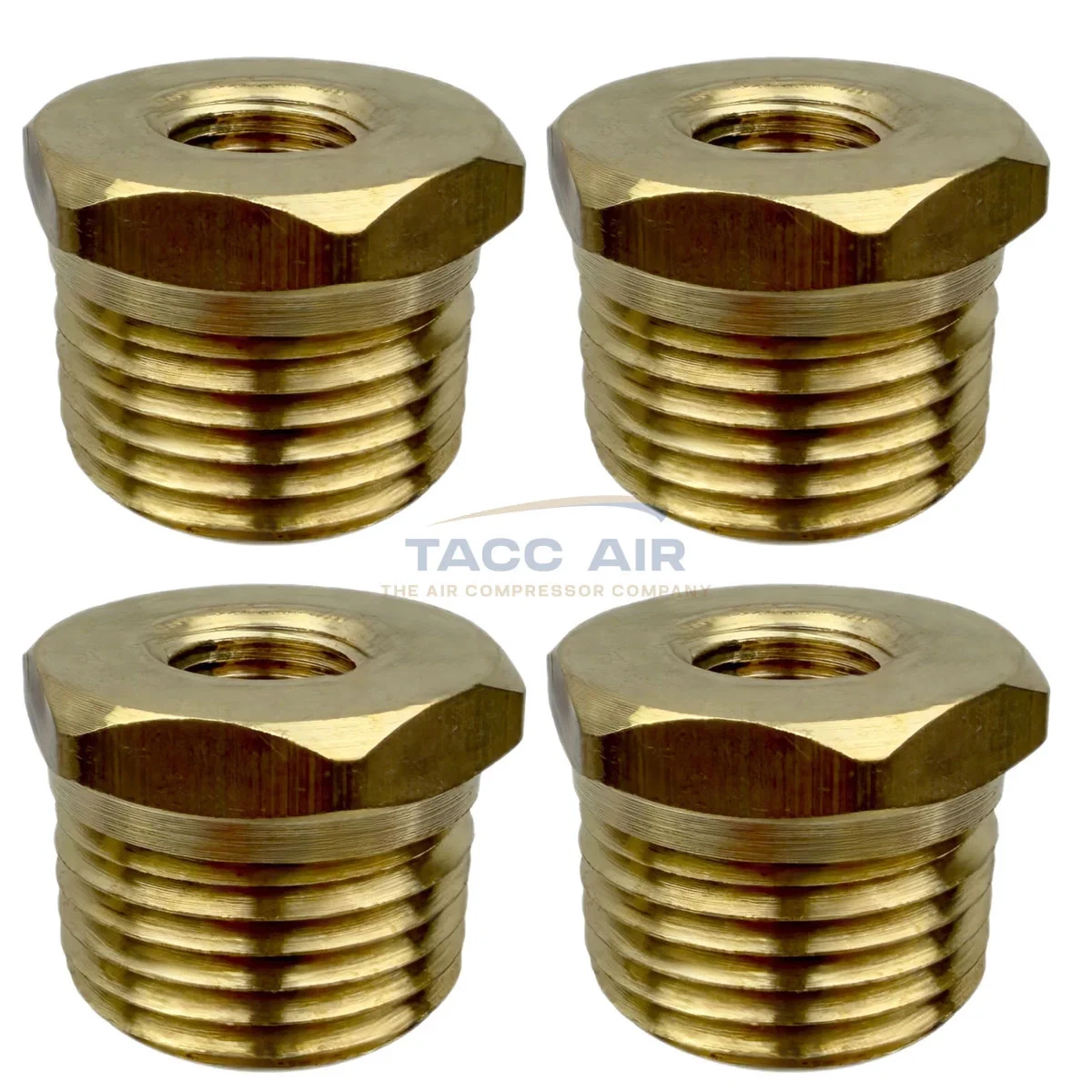 Buje Reductor De Latón NPT 1/2 Macho X 3/8 Hembra – Conexión Para Tuberías