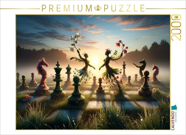 Calvendo Puzzle Florales Schachballett Im Morgenlicht | 2000 Teile Lege-GrößE 90-image