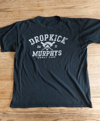 Dropkick Murphys 2011 Fenway Park Tour Shirt Boston Black Adult Size Medium*