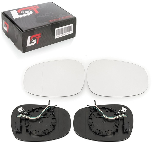 2X AußEnspiegel Glas Heizbar AsphäRisch Konvex Links Rechts FüR BMW 1Er E82 E88-image