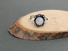 Rainbow Moonstone gemstone 925 Sterling Silver Handmade Ring For Gift Her Women'
