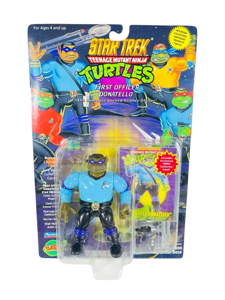 Playmates Star Trek Mutant Ninja Turtles Action Figures - Image 2 of 4