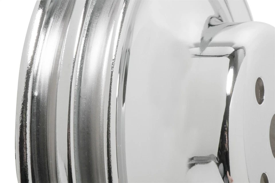 Шкив водяного насоса Mr Gasket 8831 хромированный стальной - Изображение 2 из 4