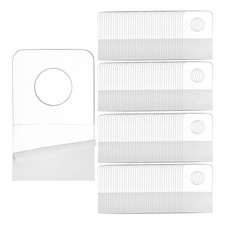 1000 PCS Self Adhesive Hanging Tabs, 1x1-1/2 Inch Round Hole Hanger Tag1907