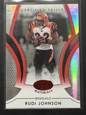 Rudi Johnson 2007 Leaf Certified Certified Skills RED #CS-9   /250