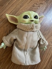 STAR WARS The Mandalorian Grogu The Child Baby Yoda Plush MATTEL with 12" Sound