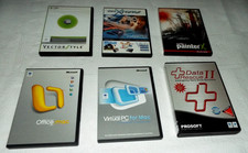 MICROSOFT VIRTUAL PC FOR MAC  OFFICE 2004 MAC 4 MISC. PROGRAMS W/KEYS READ  