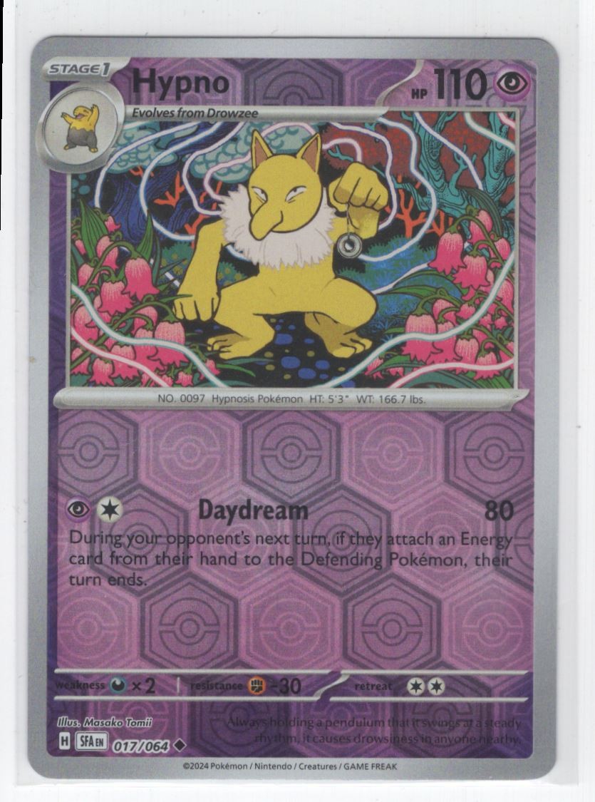 #17 2024 Shrouded Fable Hypno Reverse Holo