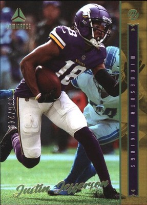 2022 Panini Luminance Justin Jefferson #/249 Gold #44 Minnesota Vikings