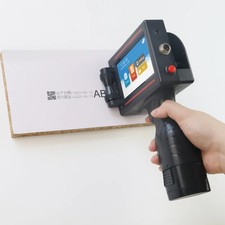 Handheld inkjet printer prints text, batch number, barcode, date, logo image