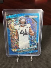 2025 Panini Prizm Josh Hines-Allen Blue Disco Prizm #43 /125 Jaguars NFL