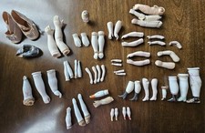 Vintage Porcelain Doll Parts Lot Used Repair Crafts