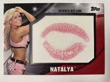 NATALYA  NEIDHART :  Topps   WWE  Then Now Forever -  KISS CARD  ( 95/ 99 ) Lip