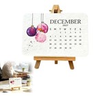 Plantable Seed Calendar 2027 Wildflower Paper Calendar with Stand Monthly Botani