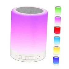 Night Light Bluetooth Speaker Wireless - RAGZAN Portable Smart Touch Control 