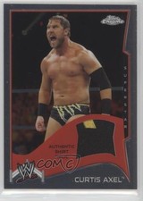 2014 Topps Chrome WWE Swatch Relics Michael Mcgillicutty Curtis Axel 1u6