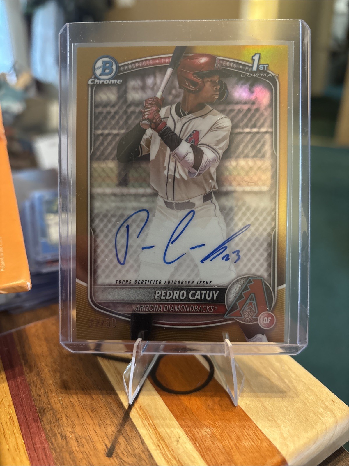 2025 Bowman Chrome 1st Pedro Catuy True Gold Auto /50🔥