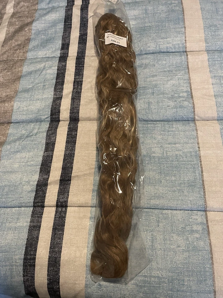 Real Ponytail Claw Clip in As Human Hair Extension Thick Pony Tail Hairpiece 14" - Image 4 of 4