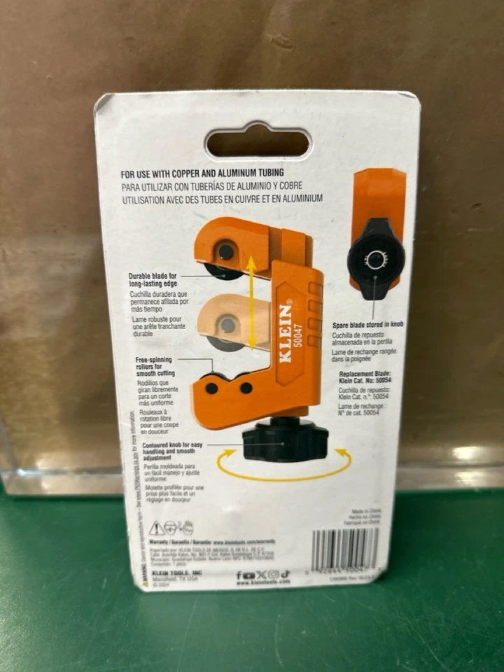 Klein Tools 50047 Mini Tubing Cutter 1/8”- 1-1/8” (E10045575) - Image 2 of 2