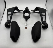 HDBUBALUS Passenger Armrests w/ Cup Holder for Harley Touring 2014–2023 - Black