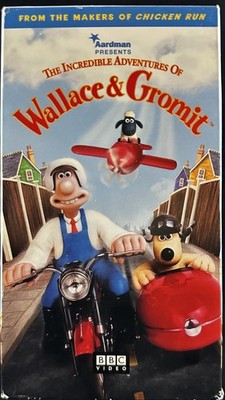 The Incredible Adventures of Wallace  Gromit (VHS, 2001, Slipsleeve)