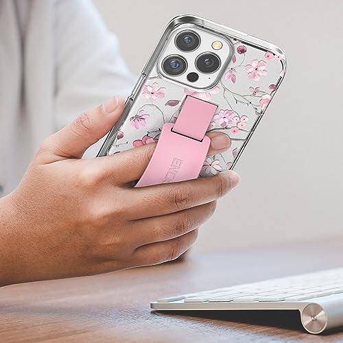 Finger Loop Case, Designed for iPhone 15 Pro Max (2023) Cute Pink Flowers - 第 3/7 張圖片