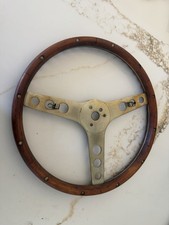 Vintage Superior Performance Products The 500 Flatwood Steering Wheel 13.5 In Vintage Superior Performance Products The 500 Flatwood Steering Wheel 13.5 In