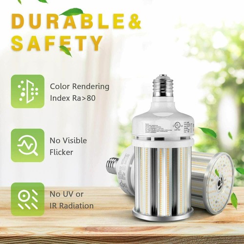 80W LED Corn Light Retrofit Bulb 5000K 11500LM Replace 320W Metal Halide HID HPS - Picture 10 of 12